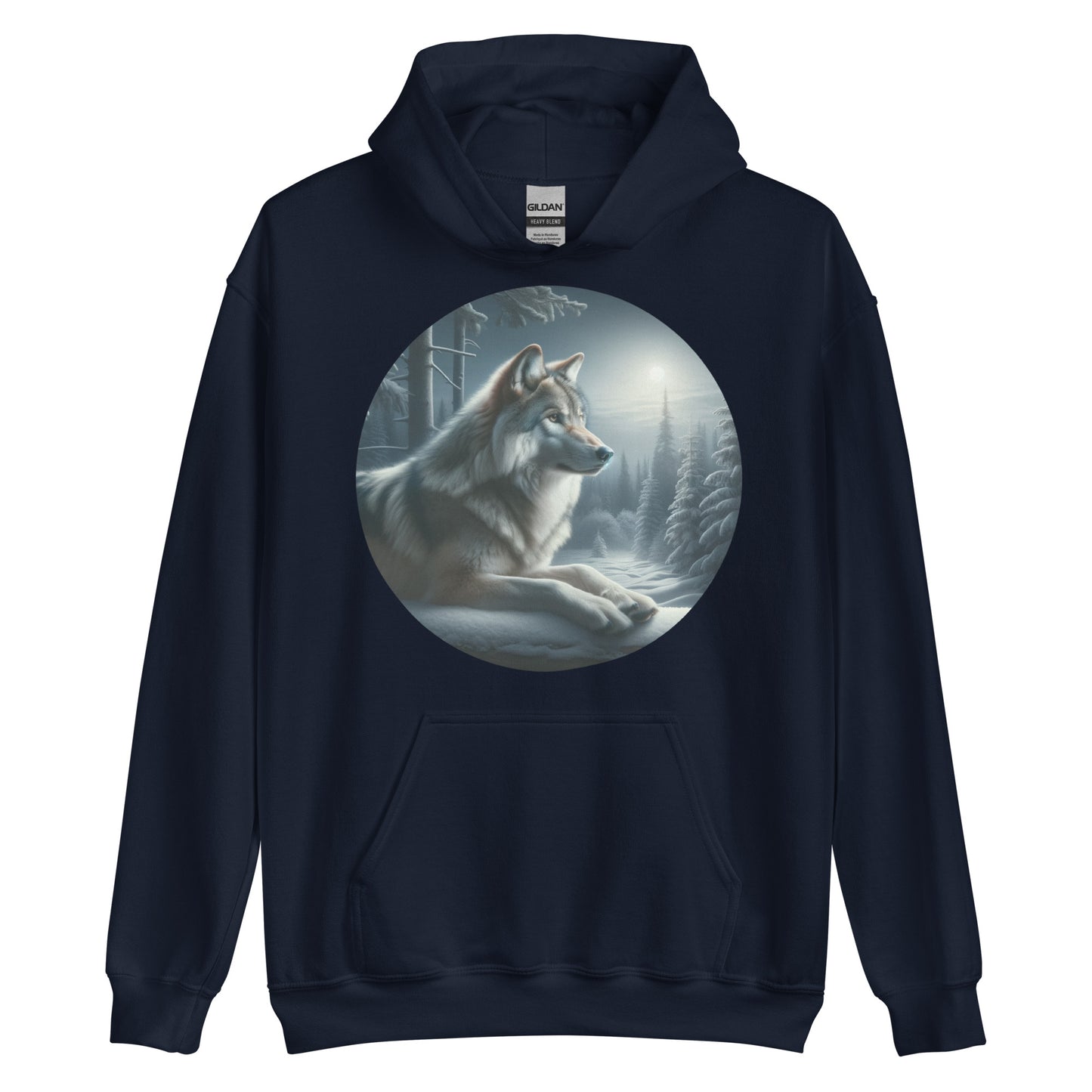 Wolf at Night Hoodie