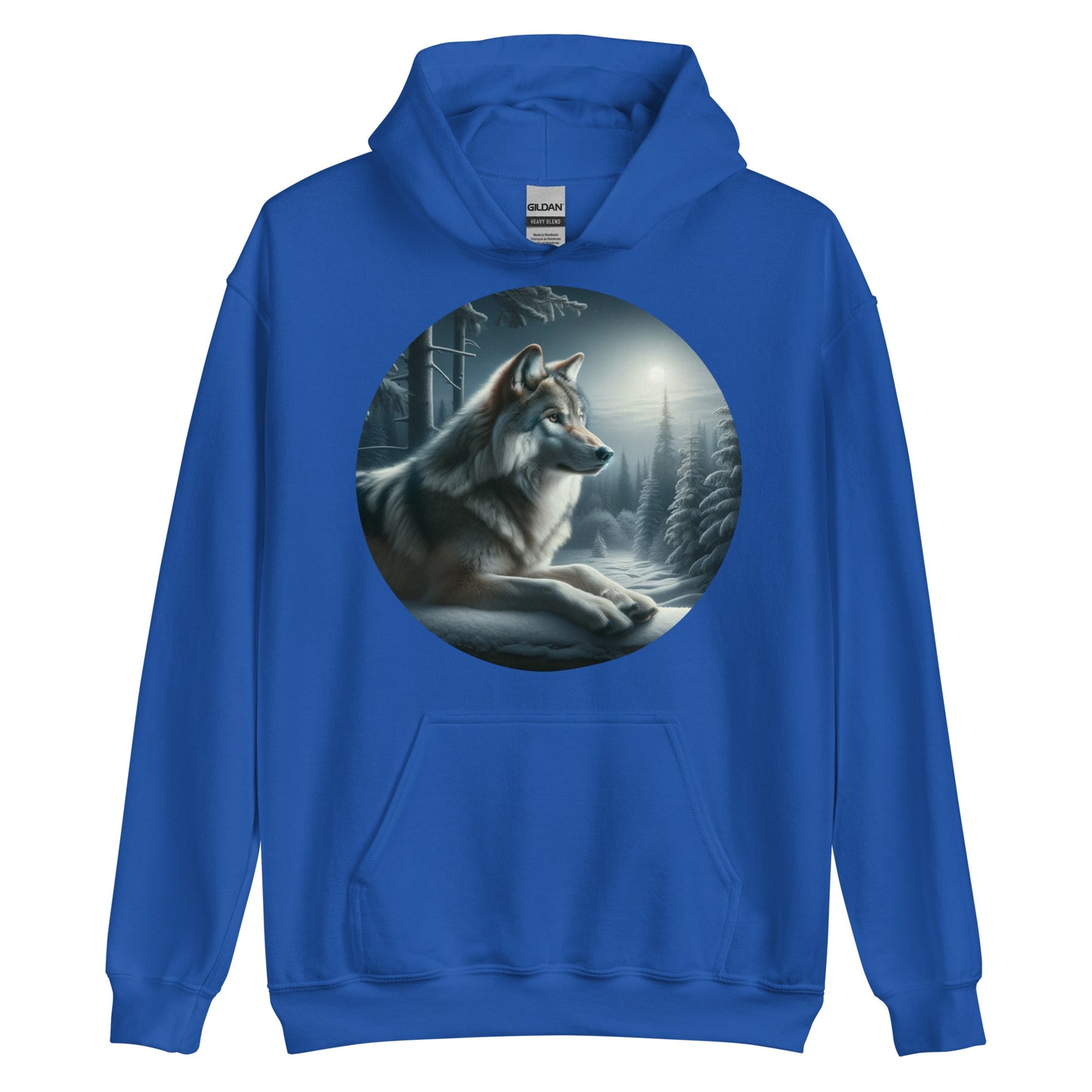 Wolf at Night Hoodie