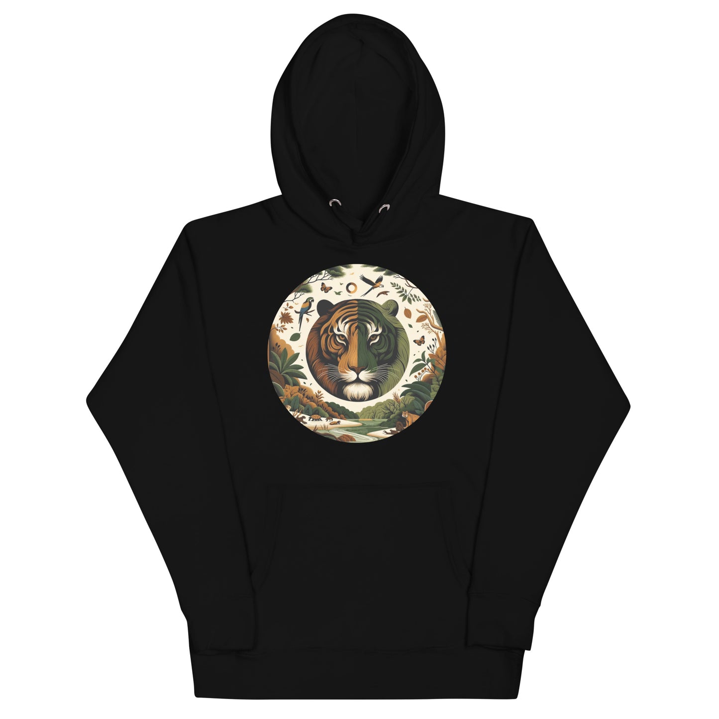 Earthy & Warm Tiger Hoodie
