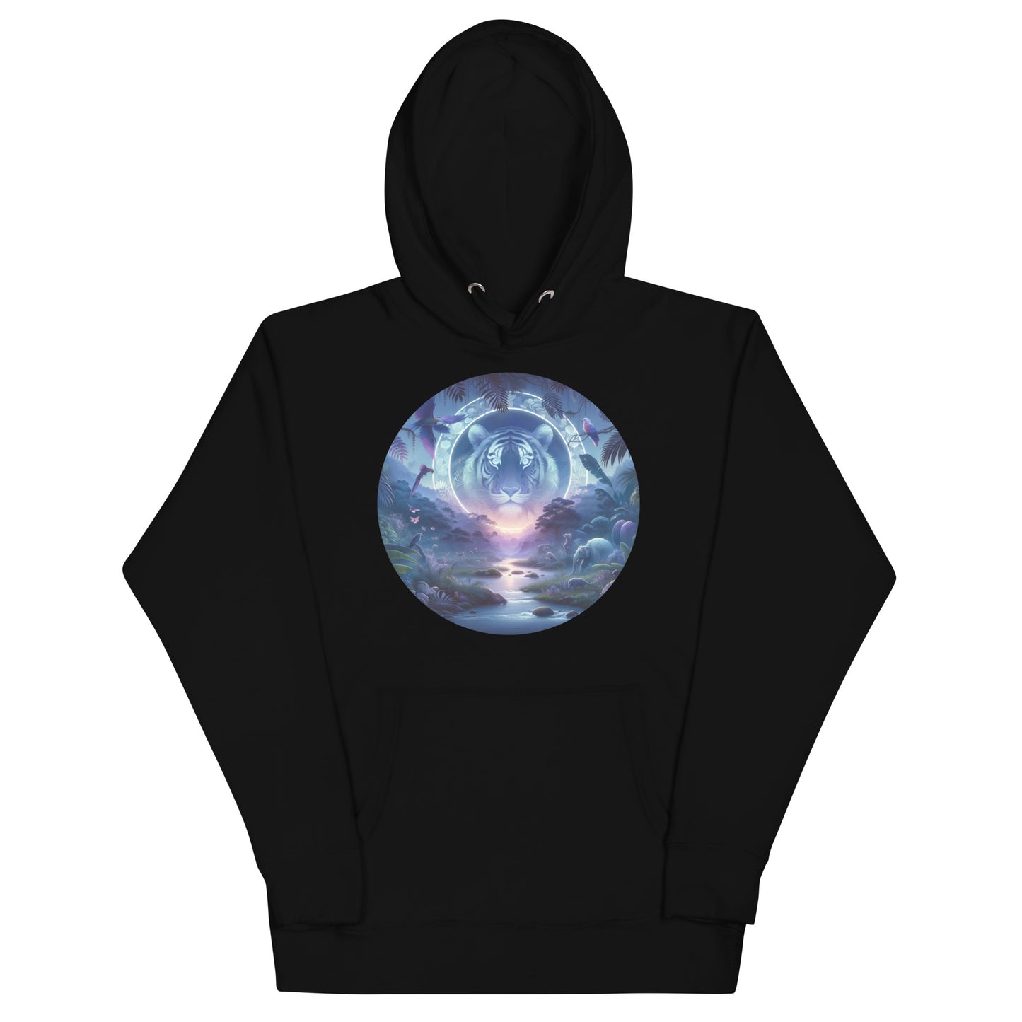 Mystical Twilight Tiger Hoodie