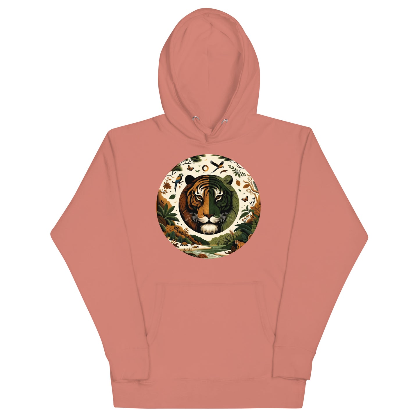 Earthy & Warm Tiger Hoodie