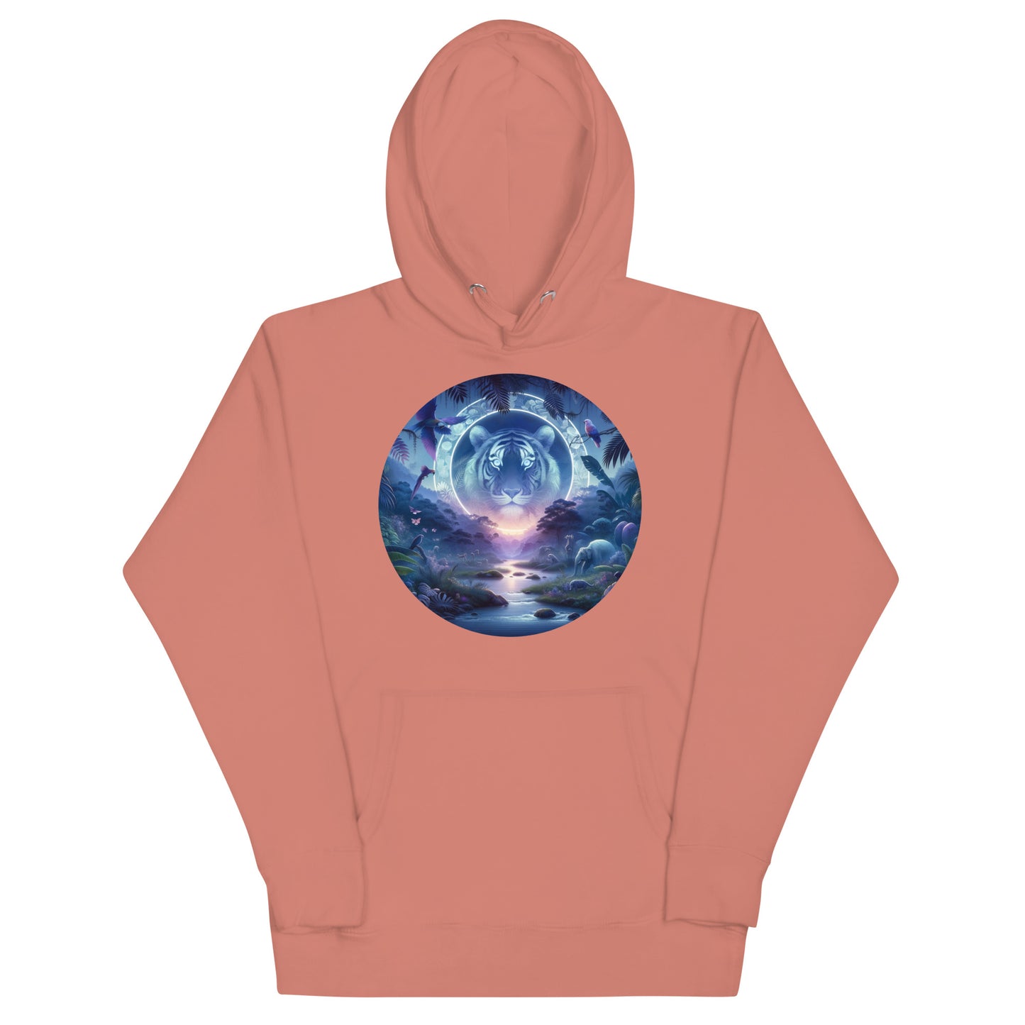 Mystical Twilight Tiger Hoodie