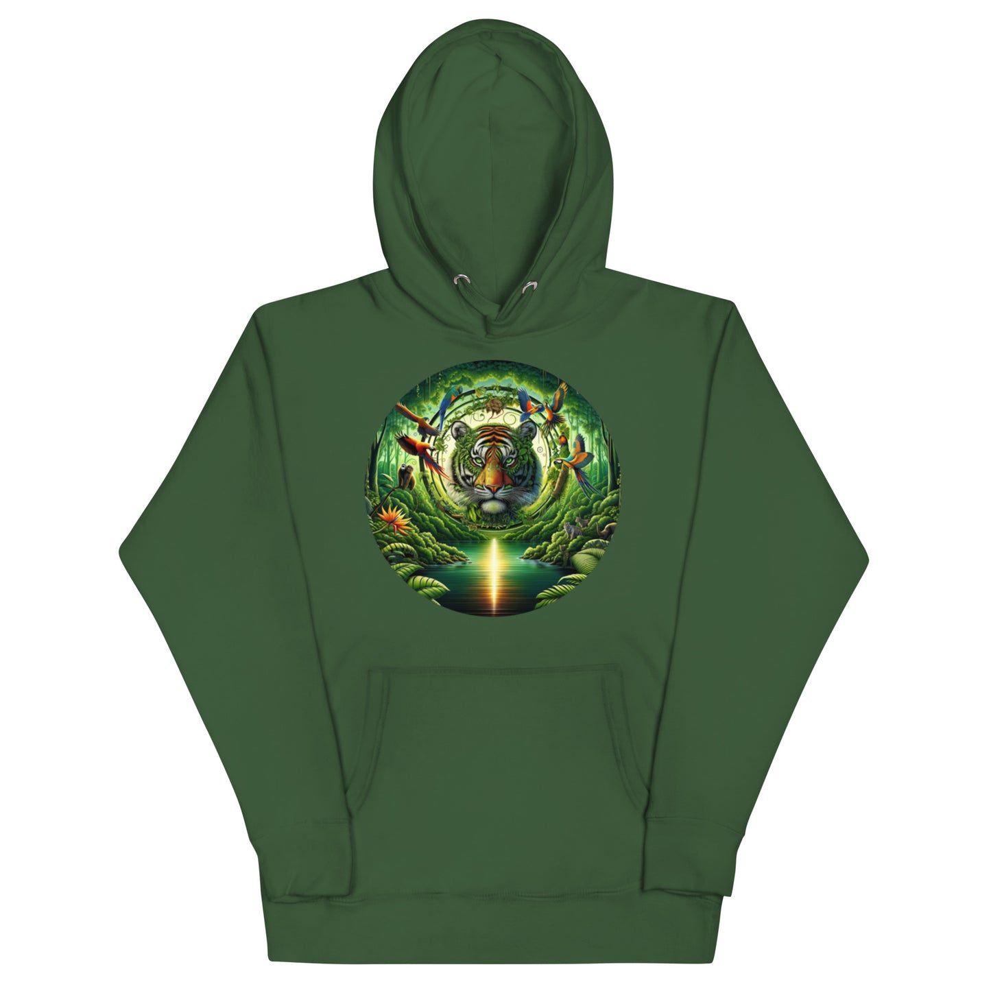 Vibrant & Natural Tiger Hoodie