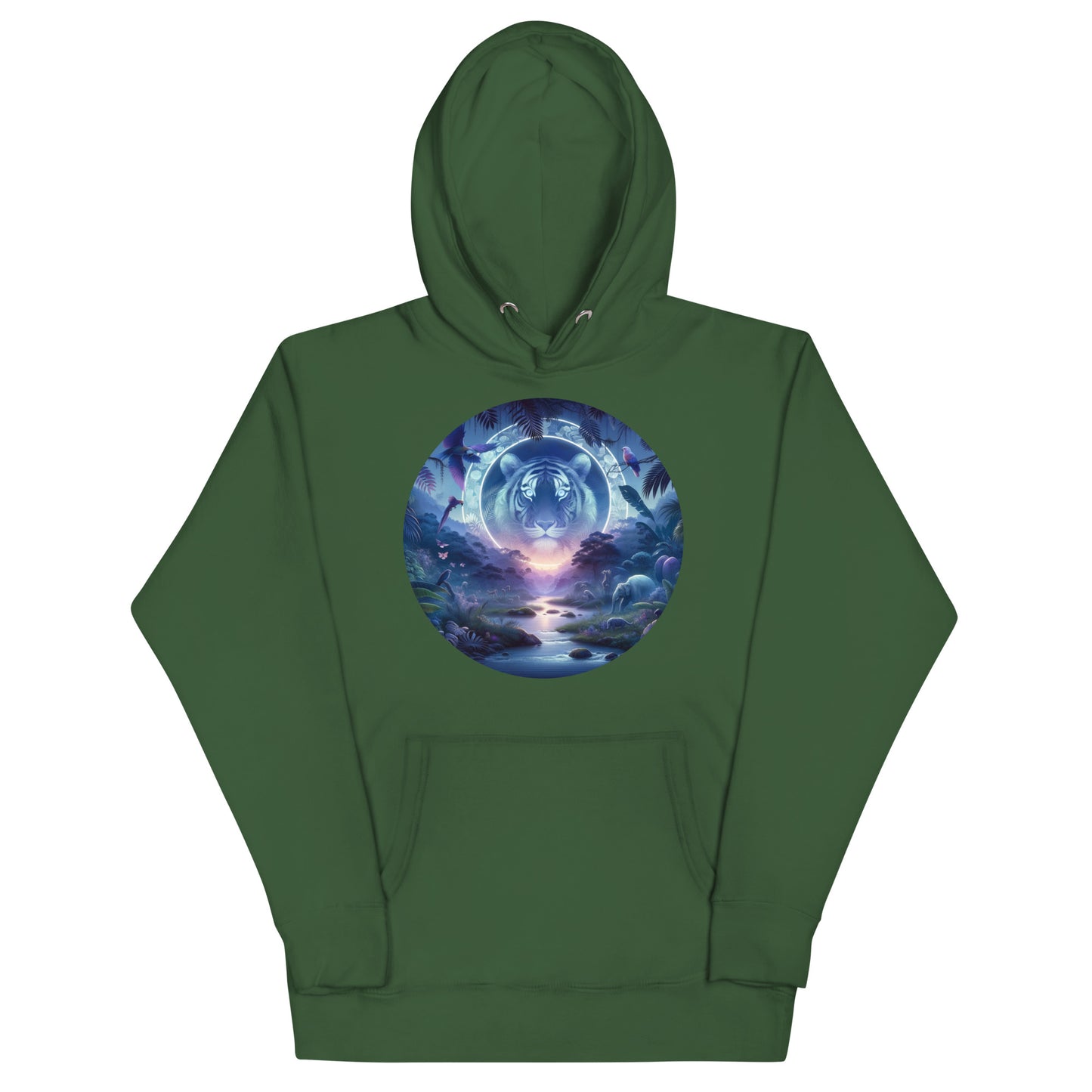 Mystical Twilight Tiger Hoodie