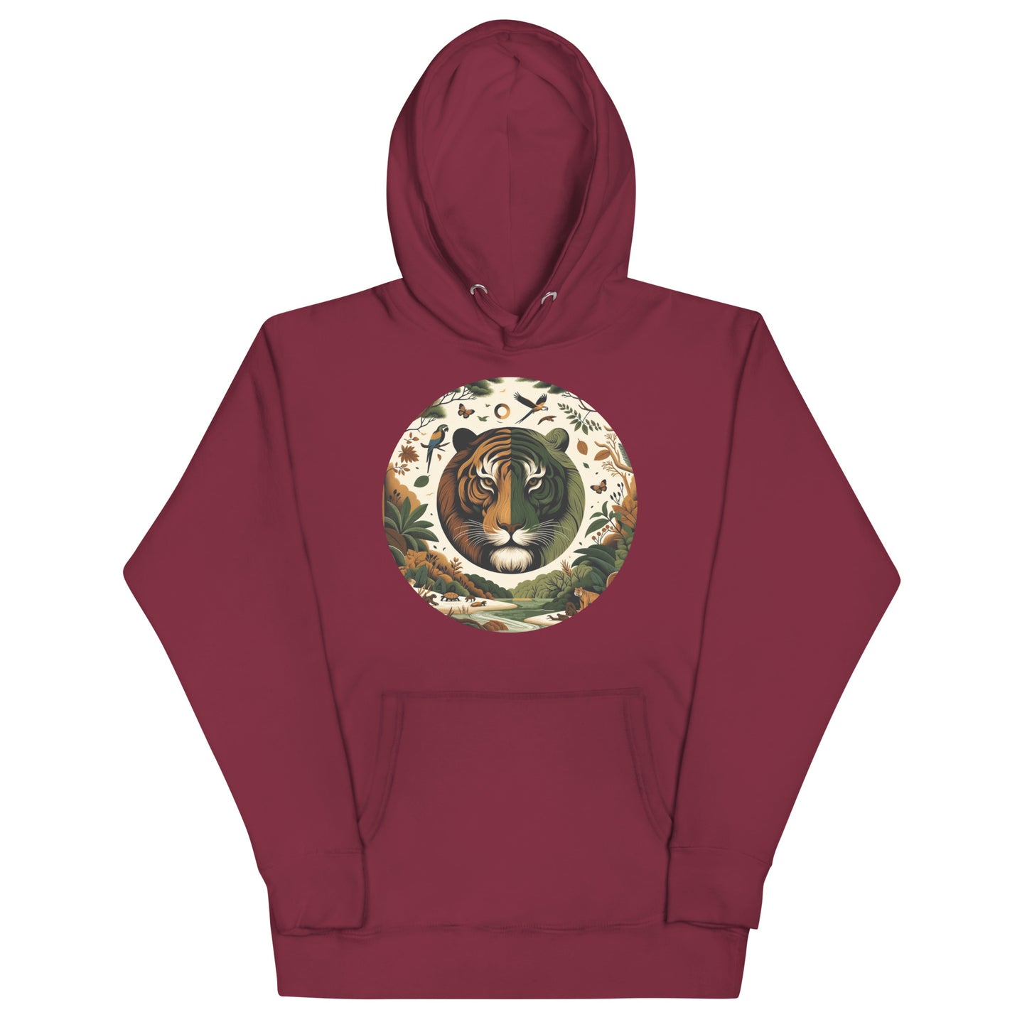 Earthy & Warm Tiger Hoodie