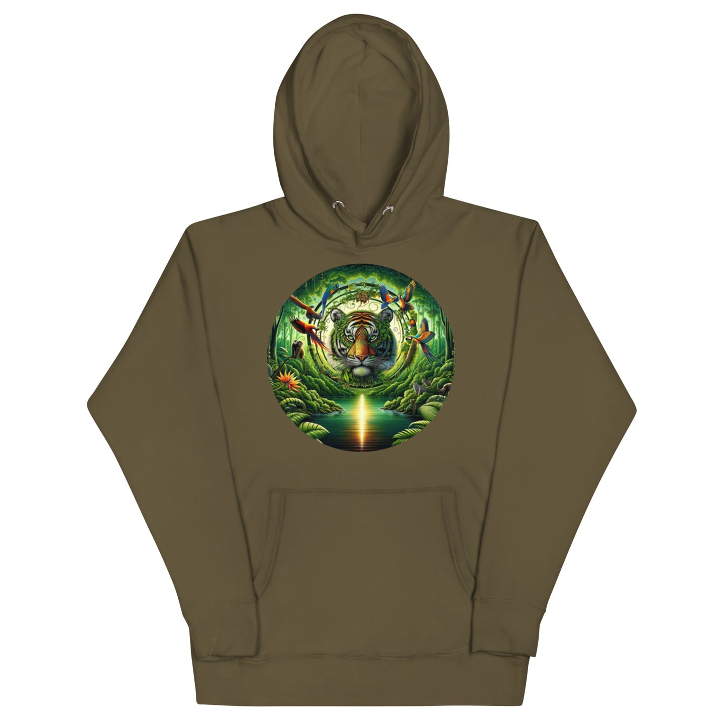 Vibrant & Natural Tiger Hoodie