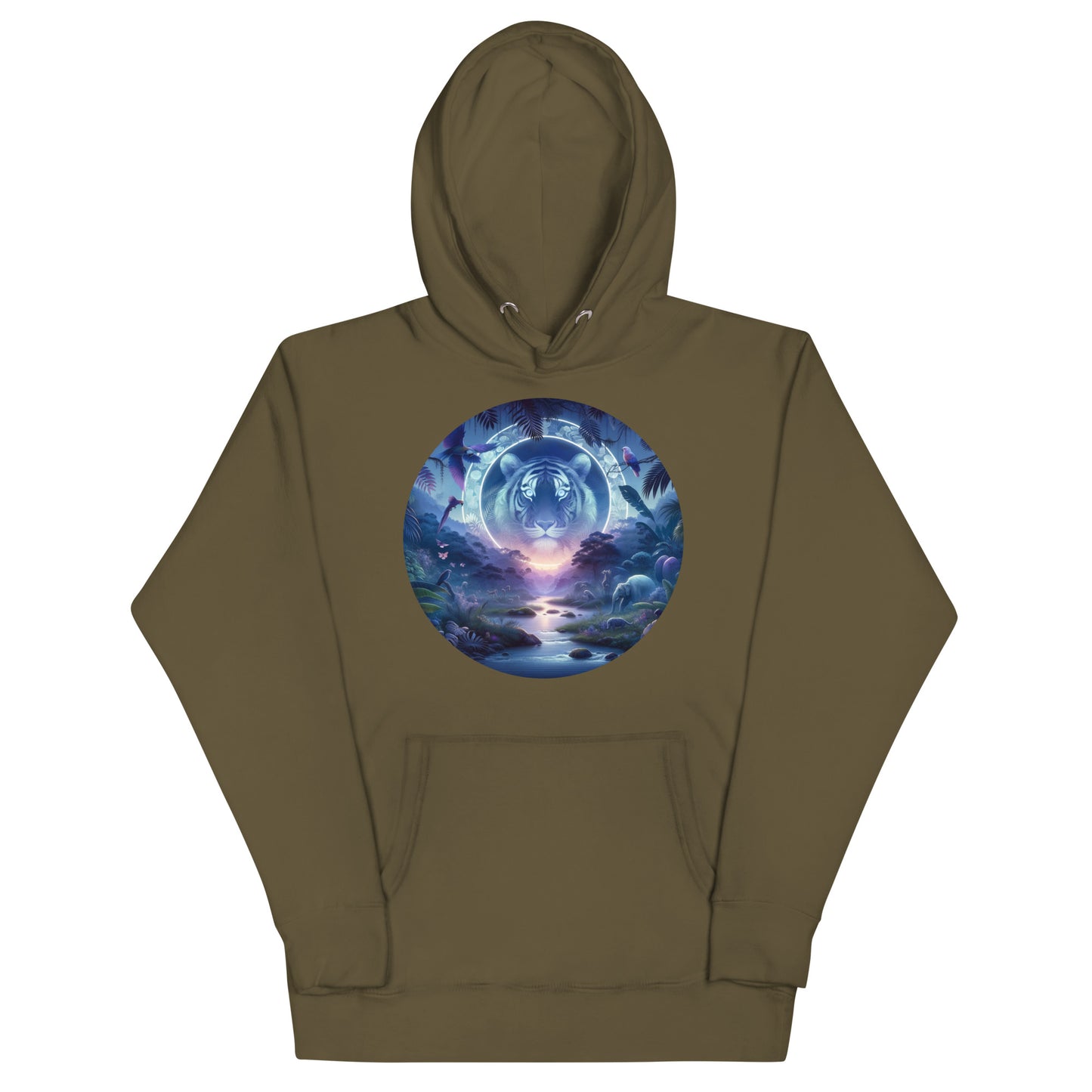 Mystical Twilight Tiger Hoodie