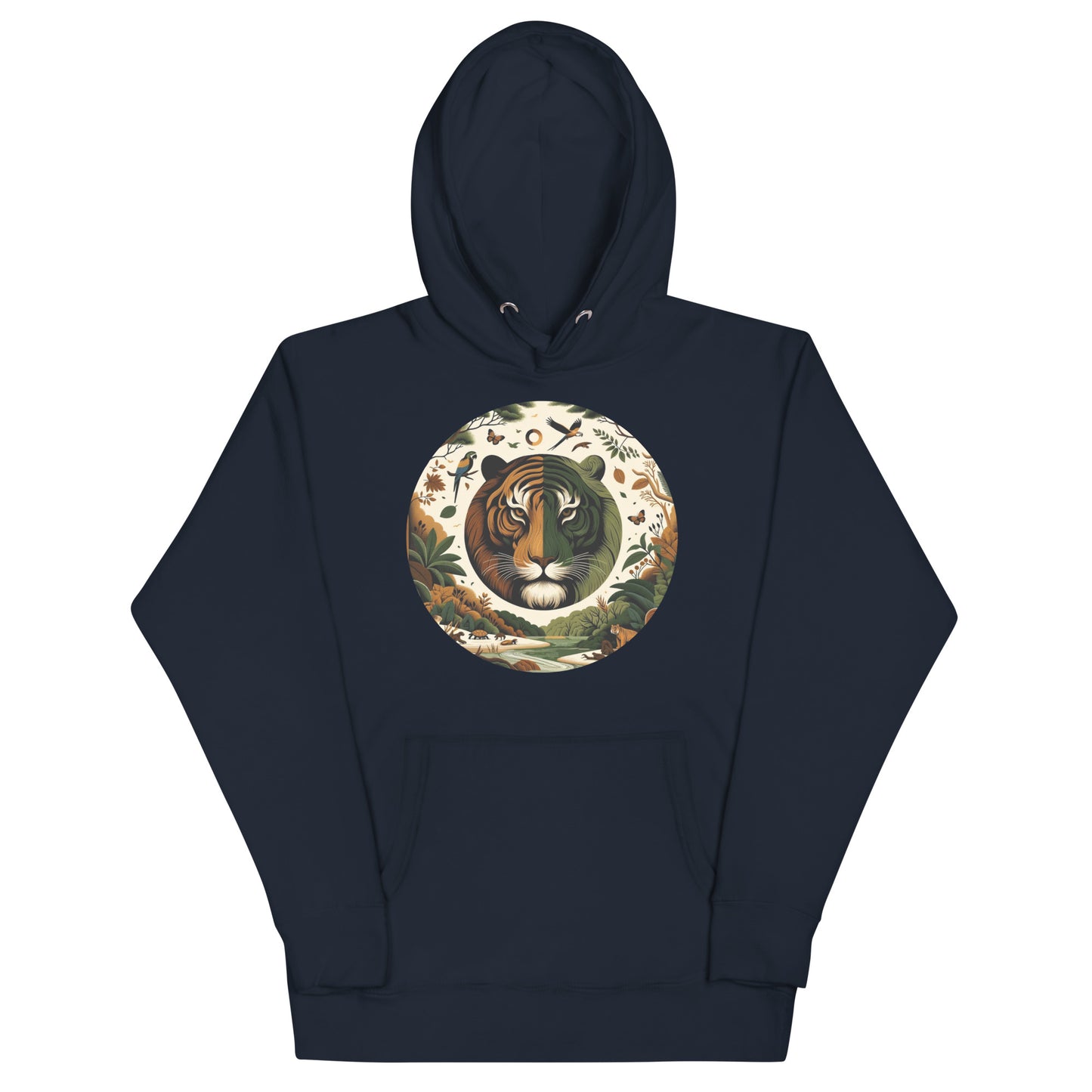 Earthy & Warm Tiger Hoodie