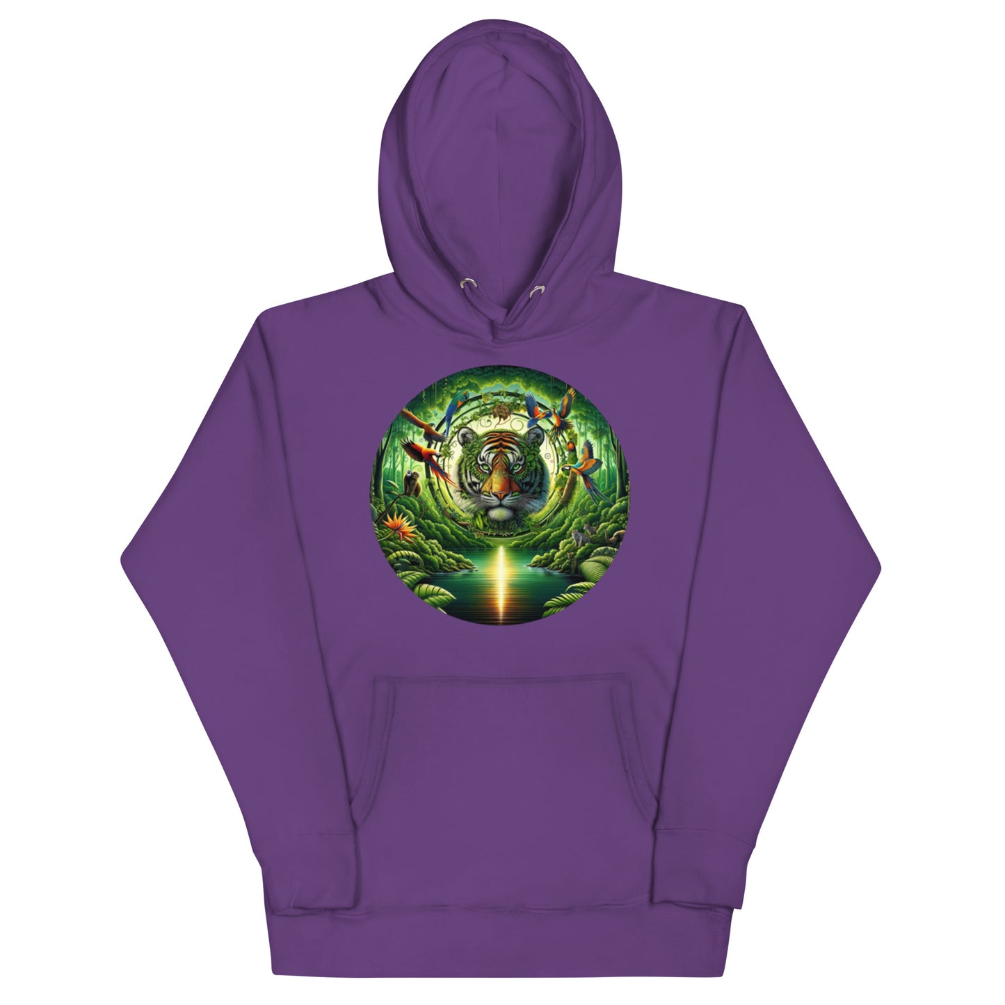 Vibrant & Natural Tiger Hoodie