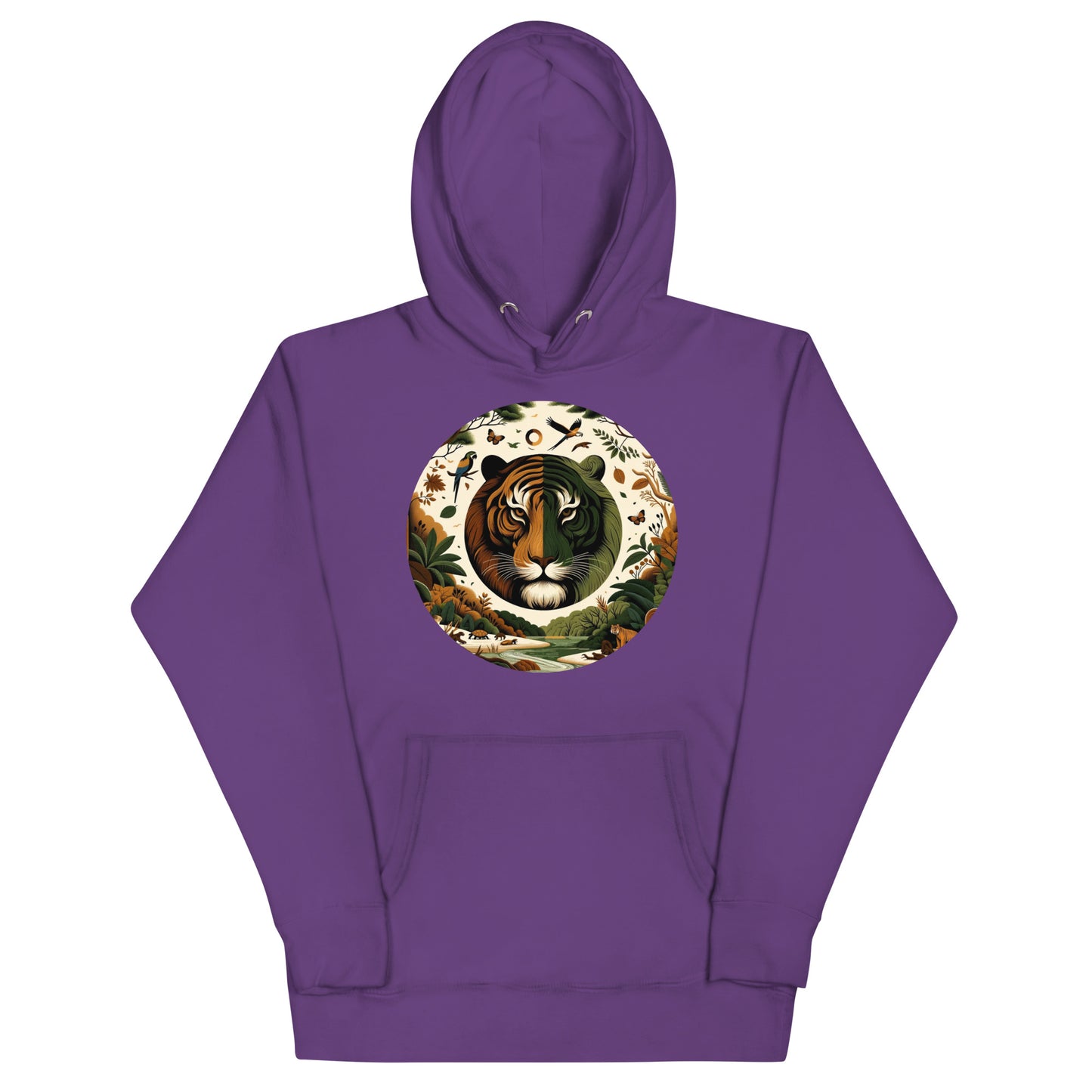 Earthy & Warm Tiger Hoodie