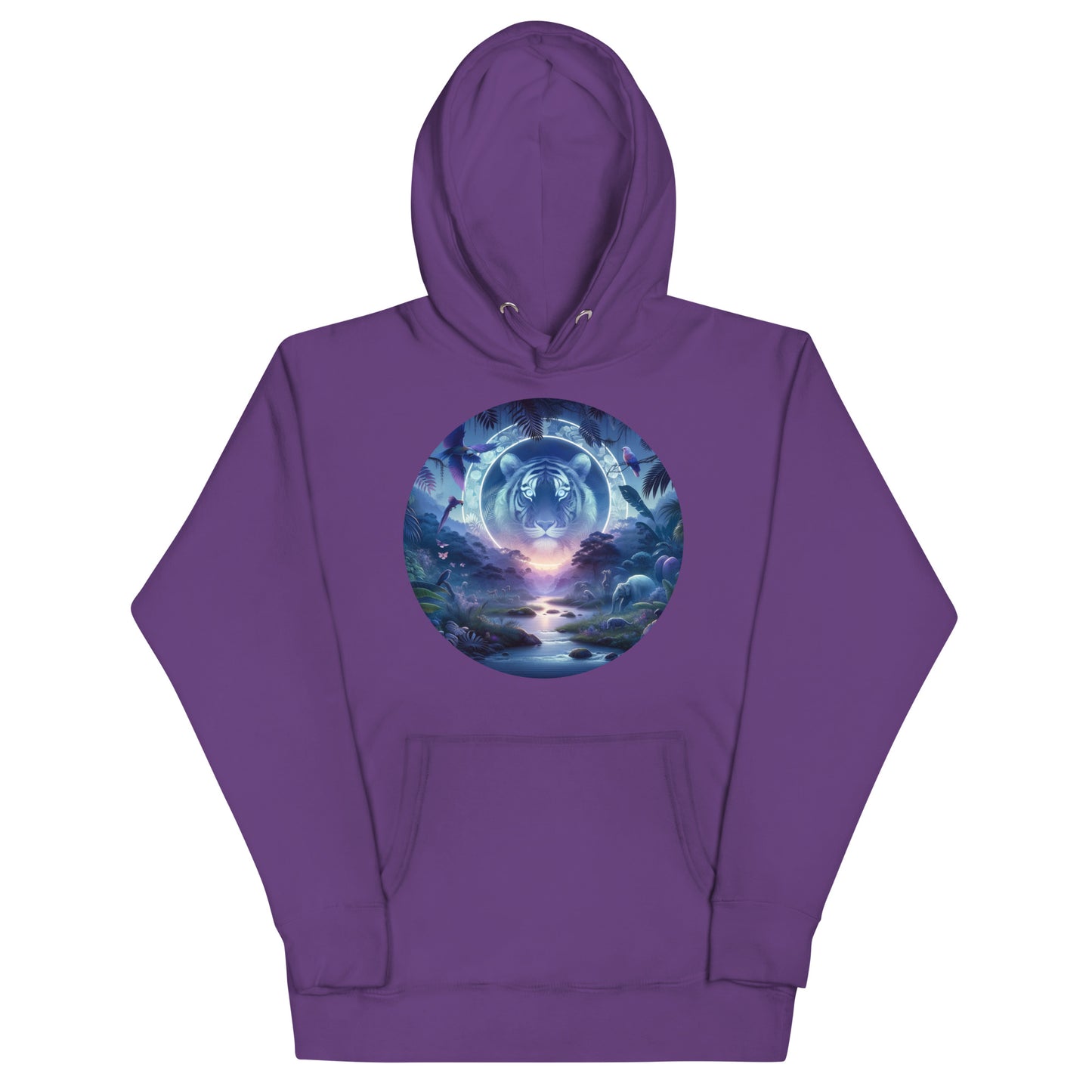 Mystical Twilight Tiger Hoodie