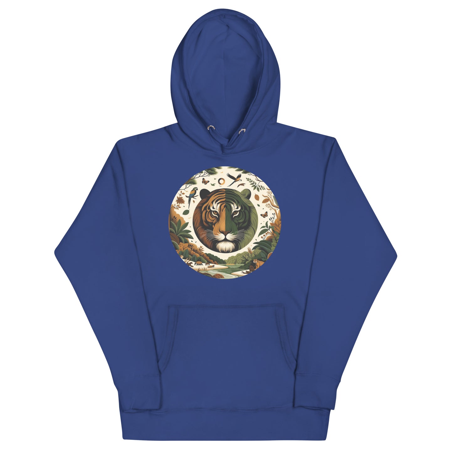 Earthy & Warm Tiger Hoodie
